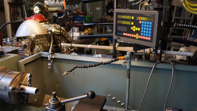 Inside Adam Savage’s Cave: Metal Lathe with Digital Readout