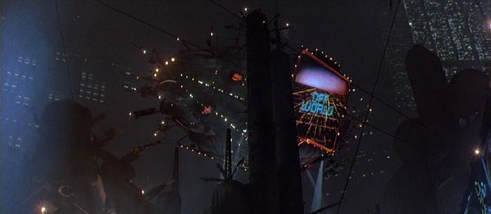 The Offworld Blimp as it appeared in Blade Runner.