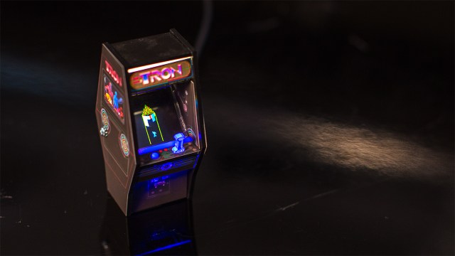Show and Tell: Tron Arcade Cabinet Miniature Model