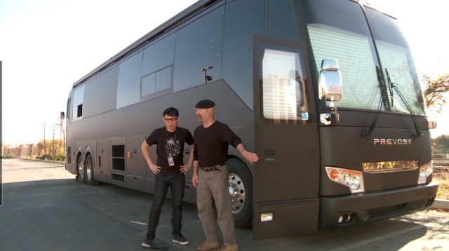 Inside Jamie Hyneman’s Behind the Myths Tour Bus
