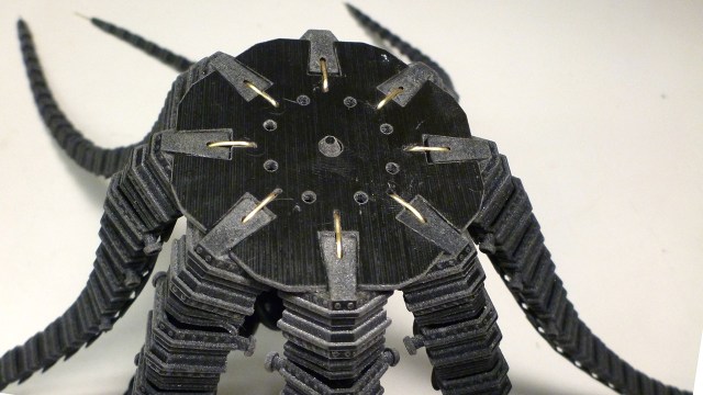 Bits to Atoms: 3D Printing Rubber for Octopod Tentacles