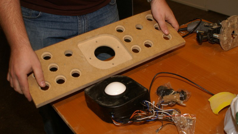 Another project's trackball panel