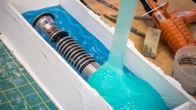 How to Make a Two-Part Mold (of a Lightsaber!)