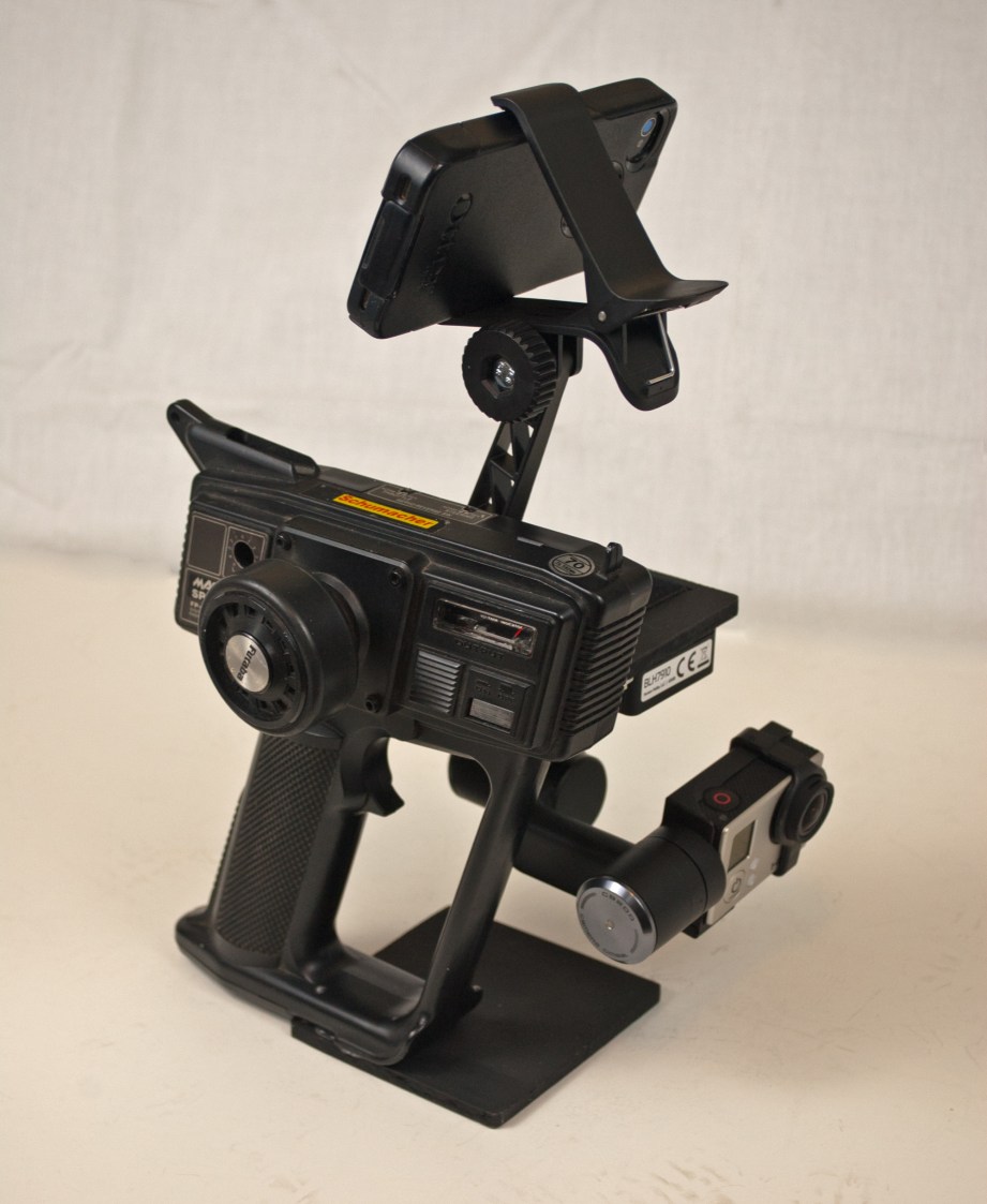 The completed gimbal mount is well balanced and easy to use, but somewhat large.
