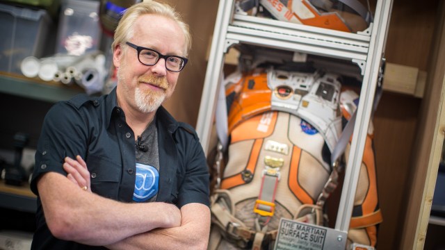 Adam Savage Inspects the Spacesuit from The Martian!