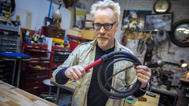 Show and Tell: Adam Savage’s New Bullwhip