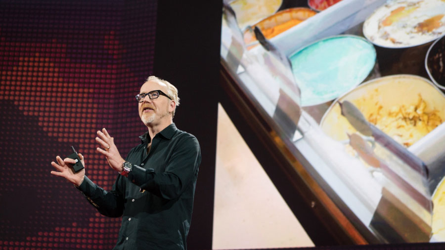 Adam Savage speaks at TED2016 - Dream, February 15-19, 2016, Vancouver Convention Center, Vancouver, Canada. Photo: Bret Hartman / TED