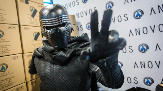 Adam Savage as Kylo Ren Incognito at Comic-Con 2016!