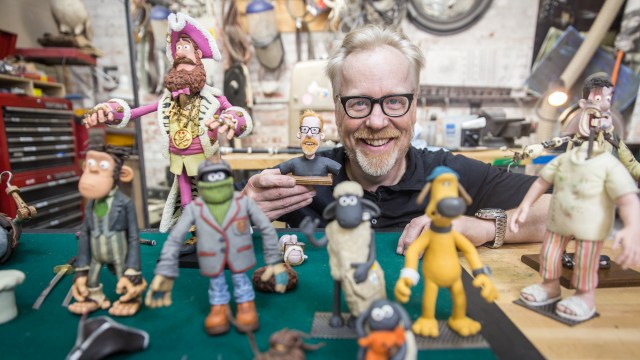Adam Savage Meets Aardman Animations’ Puppets!