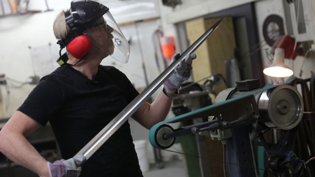 WorldBuilders: Adam Savage Learns Swordmaking at Weta Workshop