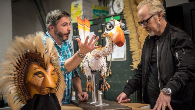 Adam Savage Visits The Lion King’s Puppet Shop