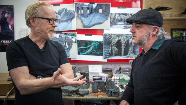 Adam Savage at Weta Workshop’s Model Painting Shop!