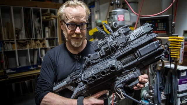 Adam Savage Geeks Out Over Weta Workshop Props from Spectral!