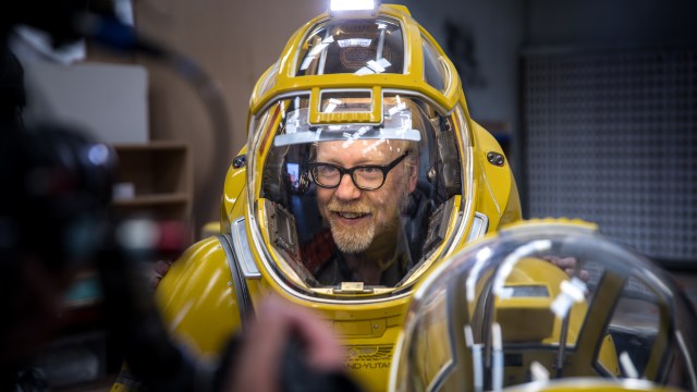 Adam Savage Explores the Science-Fiction Spacesuits of FBFX