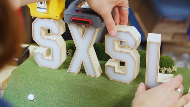 Making a Light-Up Miniature SXSL Sign!