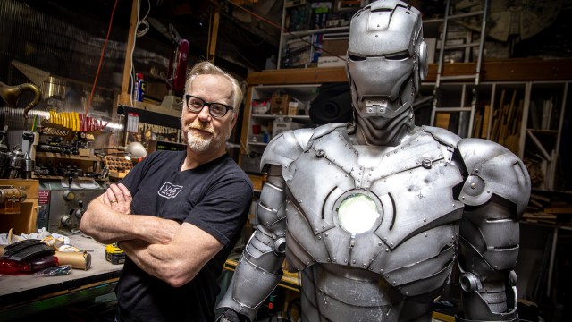 Adam Savage’s One Day Builds: Iron Man Armor Stand!