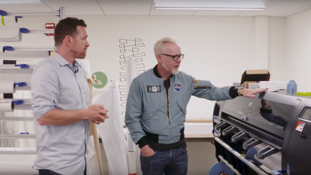 Adam Savage Tours the Graphics Department at Smithsonian Exhibits!