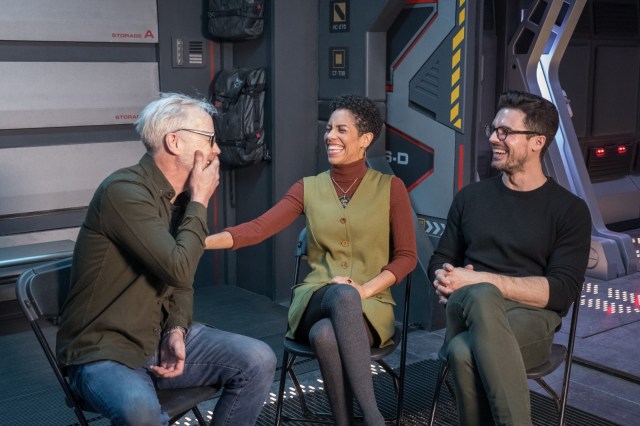 Adam Savage Chats with The Expanse’s Dominque Tipper and Steven Strait