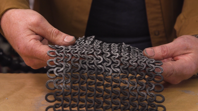 Adam Savage Geeks Out Over EVA Foam Chain Mail!