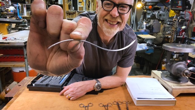 Adam Savage Examines an Embalming Toolkit!