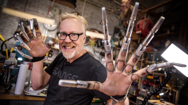 Inside Adam Savage’s Cave: 3D-Printed Mechanical Claws