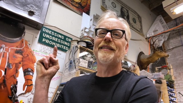The Story of Adam Savage’s Contradictory Wall Sign!