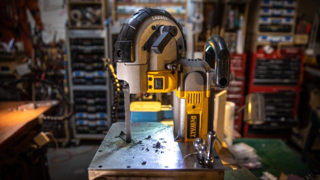 Adam Savage’s One Day Builds: Mini Tabletop Bandsaw!