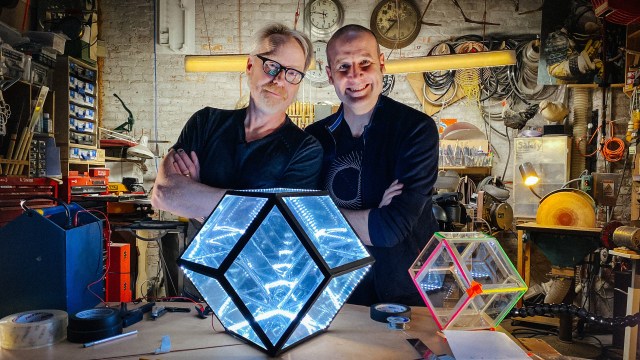 Adam Savage’s One Day Builds: Rhombic Dodecahedron with Matt Parker!