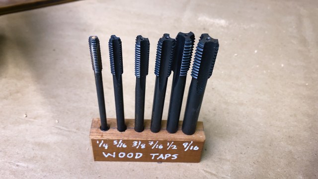 Adam Savage’s Favorite Tools: Woodworking Thread Taps