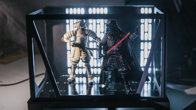 Making a Star Wars Death Star Corridor Diorama!