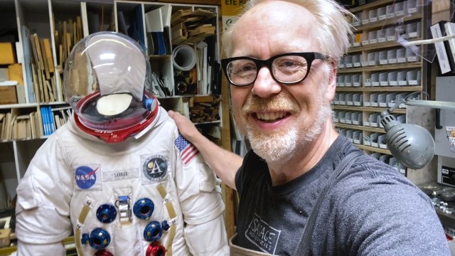 Adam Savage’s One Day Builds: Spacesuit Display Stand!