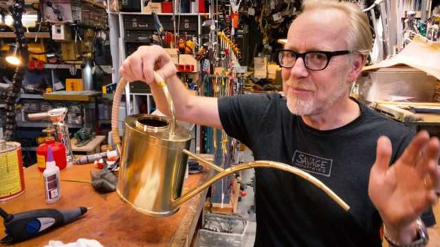 Adam Savage’s One Day Builds: Brass Watering Can!