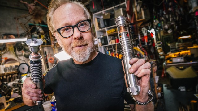 Adam Savage’s Very First Lightsaber Prop Replica!