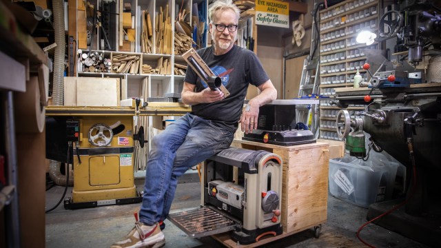 Adam Savage’s One Day Builds: Planer and Spindle Sander Station!