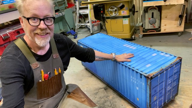 Adam Savage’s One Day Builds: Miniature Shipping Container!