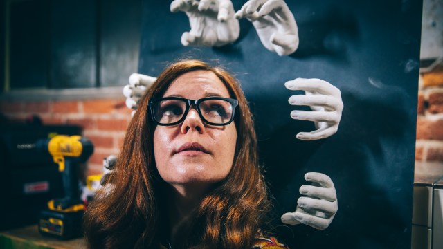 How To Make Creepy Plaster Hand Casts for Halloween!