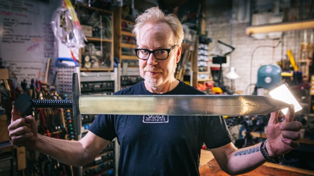 Adam Savage’s One Day Builds: How To Build a $5 Sword!