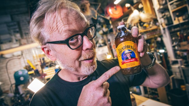 Adam Savage’s Custom Ginger Beer Bottle!