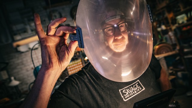 Adam Savage’s Distortion Helmet!