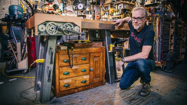 Adam Savage’s New Custom Workbench!