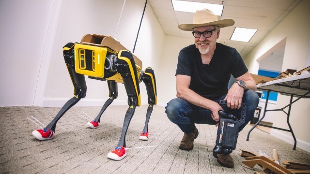 Adam Savage’s One Day Builds: Modifying Spot’s Robot Form!